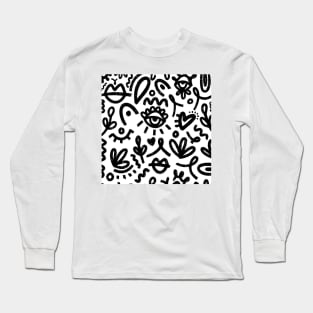 sketched doodles Long Sleeve T-Shirt